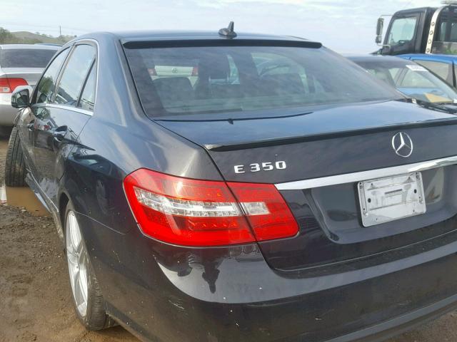 WDDHF5KB7CA586925 - 2012 MERCEDES-BENZ E 350 BLACK photo 3