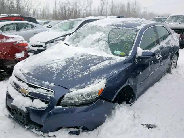 1G11C5SA1DF256240 - 2013 CHEVROLET MALIBU 1LT BLUE photo 2