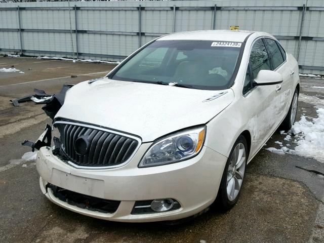 1G4PR5SK5C4195084 - 2012 BUICK VERANO CON WHITE photo 2