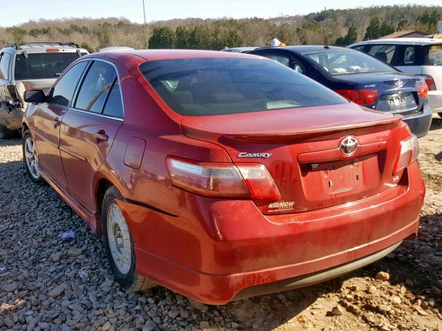 4T1BE46K67U007012 - 2007 TOYOTA CAMRY NEW RED photo 3