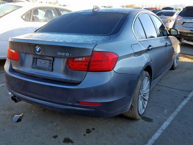 WBA3C1C59DF436007 - 2013 BMW 328 I SULE GRAY photo 4