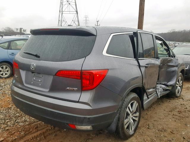 5FNYF6H74HB069728 - 2017 HONDA PILOT EXLN GRAY photo 4