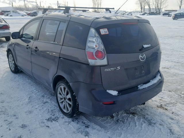 JM1CR193670153000 - 2007 MAZDA 5 GRAY photo 3