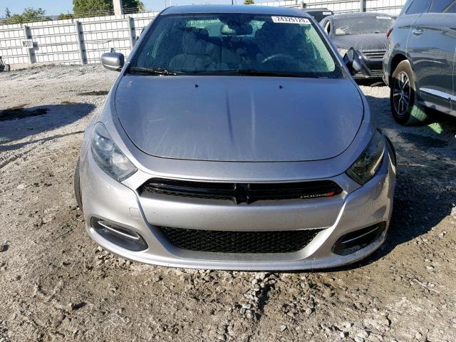 1C3CDFBB2FD320302 - 2015 DODGE DART SXT GRAY photo 9