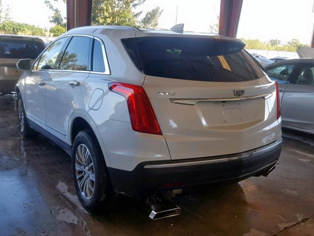 1GYKNBRS6HZ217029 - 2017 CADILLAC XT5 LUXURY WHITE photo 3