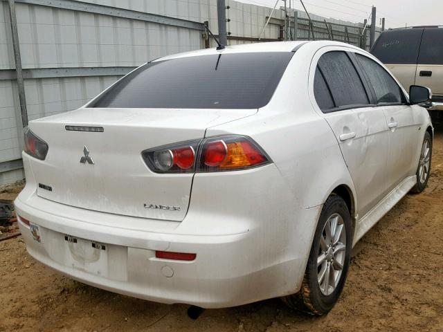 JA32U2FU4GU001950 - 2016 MITSUBISHI LANCER ES WHITE photo 4