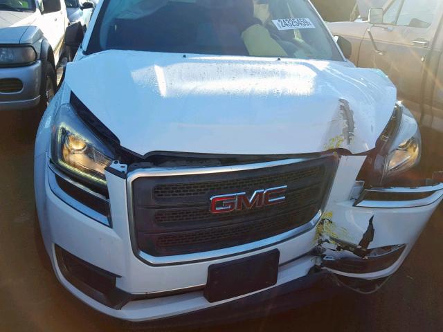 1GKKRNED5GJ120313 - 2016 GMC ACADIA SLE WHITE photo 9