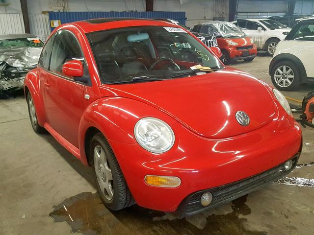 3VWCA21C4YM416962 - 2000 VOLKSWAGEN NEW BEETLE Qırmızı foto 1