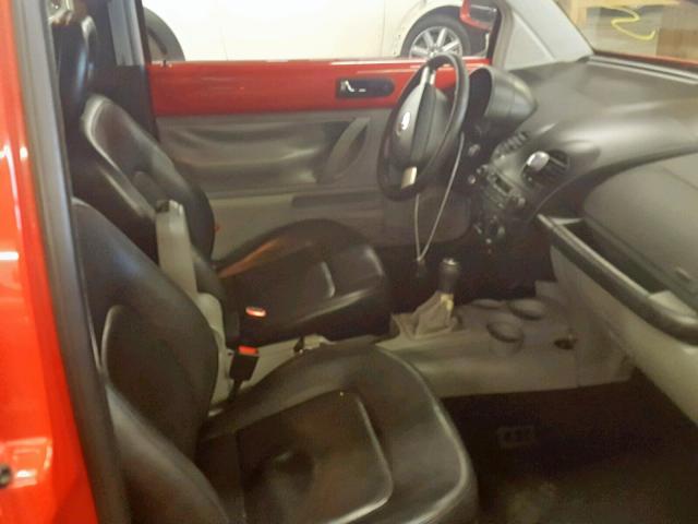 3VWCA21C4YM416962 - 2000 VOLKSWAGEN NEW BEETLE Qırmızı foto 5