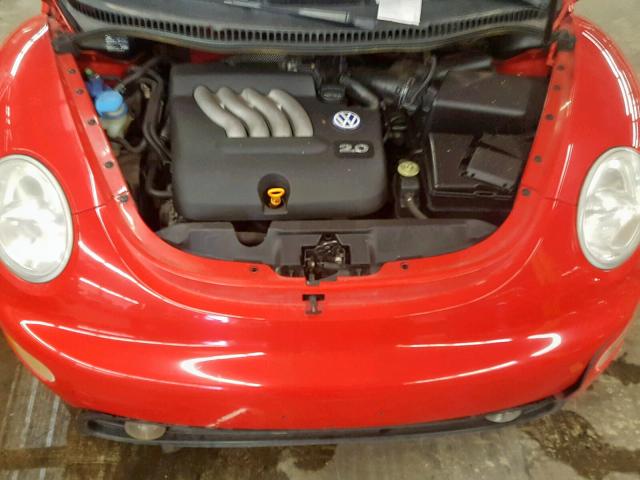 3VWCA21C4YM416962 - 2000 VOLKSWAGEN NEW BEETLE Qırmızı foto 7