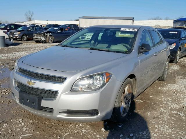 1G1ZA5EU2BF135695 - 2011 CHEVROLET MALIBU LS SILVER photo 2