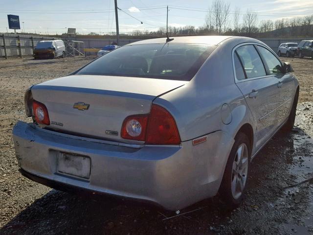 1G1ZA5EU2BF135695 - 2011 CHEVROLET MALIBU LS SILVER photo 4