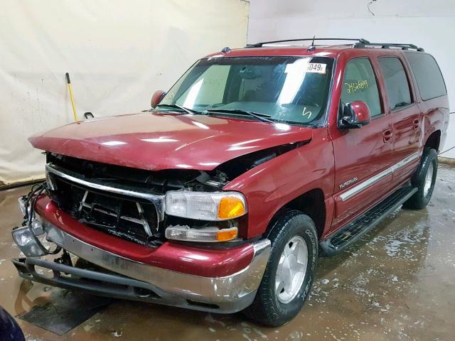 1GKFK16Z24J201547 - 2004 GMC YUKON XL K MAROON photo 2