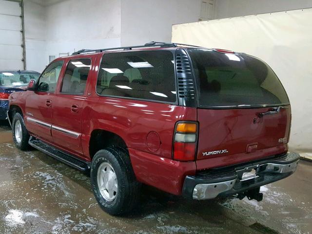 1GKFK16Z24J201547 - 2004 GMC YUKON XL K MAROON photo 3