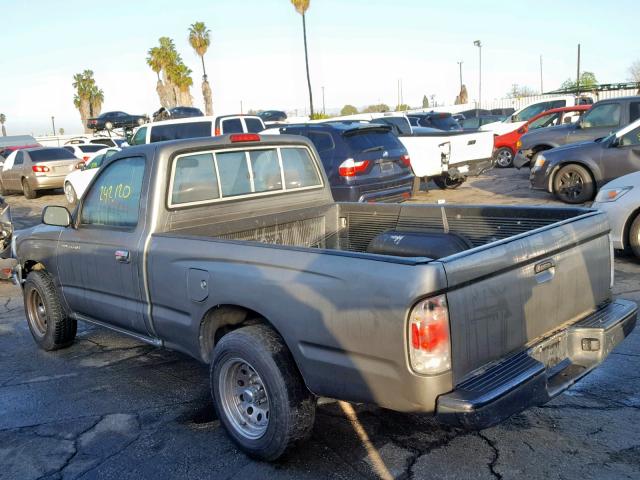 4TANL42N9TZ114636 - 1996 TOYOTA TACOMA GRAY photo 3