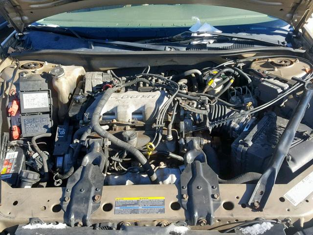 2G1WF52E749438209 - 2004 CHEVROLET IMPALA GOLD photo 7