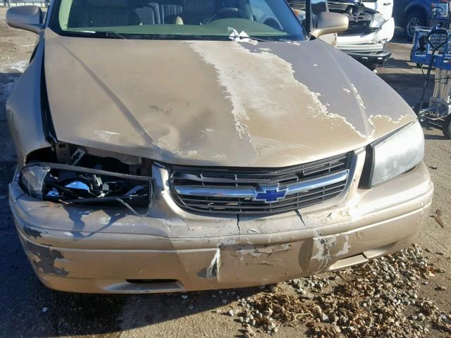 2G1WF52E749438209 - 2004 CHEVROLET IMPALA GOLD photo 9