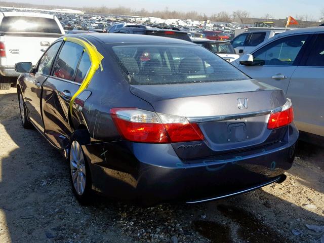 1HGCR2F75EA154175 - 2014 HONDA ACCORD EX GRAY photo 3