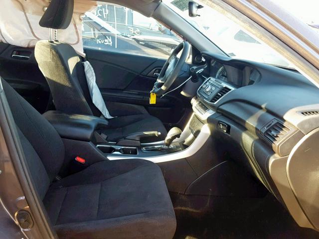 1HGCR2F75EA154175 - 2014 HONDA ACCORD EX GRAY photo 5