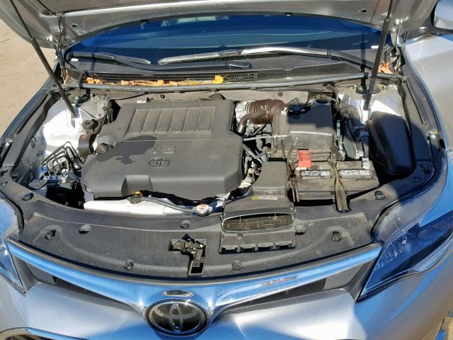 4T1BK1EB0JU284559 - 2018 TOYOTA AVALON XLE SILVER photo 7