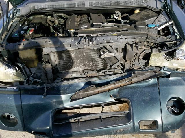 1N6AA06A44N518376 - 2004 NISSAN TITAN XE GREEN photo 7