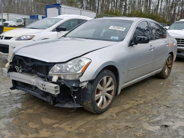 JNKAY01F67M455520 - 2007 INFINITI M35 BASE SILVER photo 2