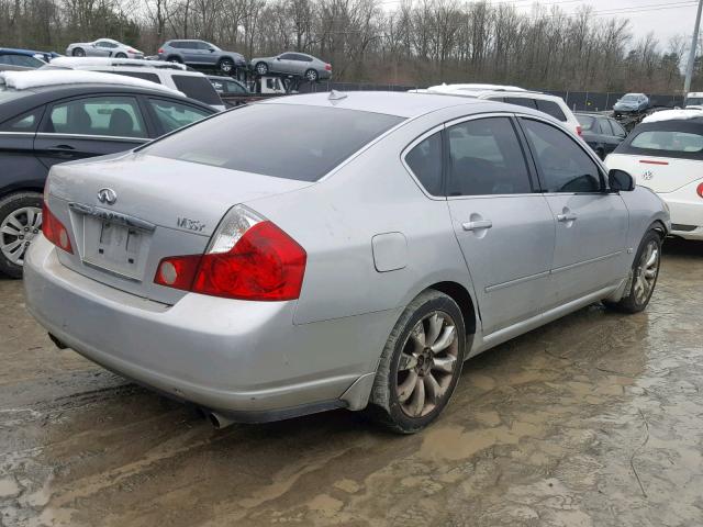 JNKAY01F67M455520 - 2007 INFINITI M35 BASE SILVER photo 4