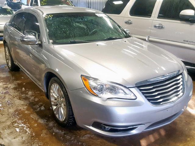 1C3CCBCG4DN739104 - 2013 CHRYSLER 200 LIMITE GRAY photo 1