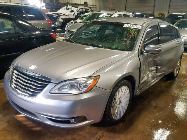 1C3CCBCG4DN739104 - 2013 CHRYSLER 200 LIMITE GRAY photo 2