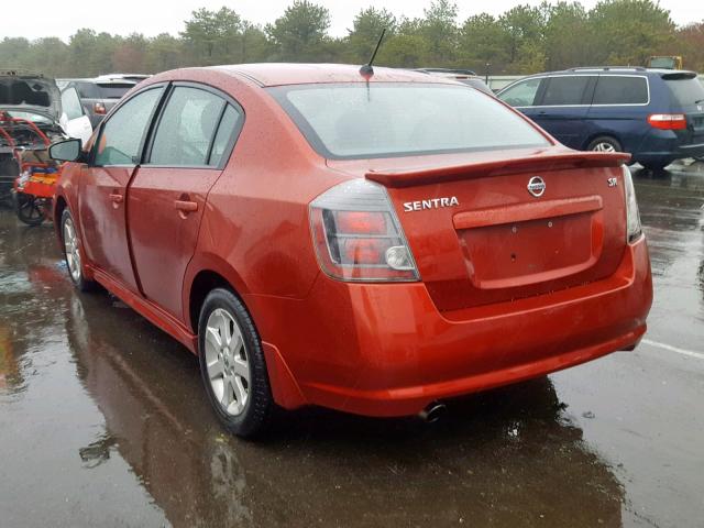 3N1AB6AP8AL712051 - 2010 NISSAN SENTRA 2.0 RED photo 3