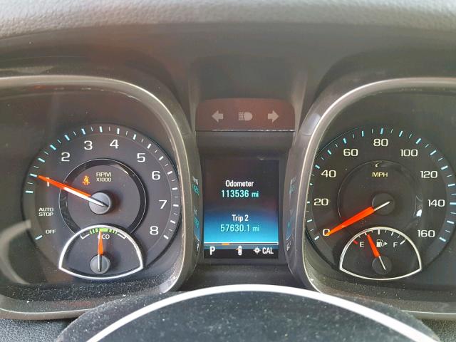 1G11D5SR2DF264432 - 2013 CHEVROLET MALIBU 1LT 银色 照片 8