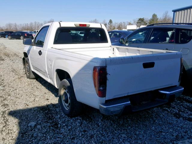 1GCCS148268234986 - 2006 CHEVROLET COLORADO WHITE photo 3