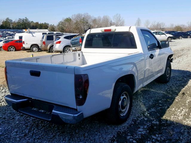 1GCCS148268234986 - 2006 CHEVROLET COLORADO WHITE photo 4