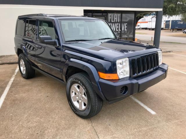 1J8HH48N36C199547 - 2006 JEEP COMMANDER BLUE photo 1