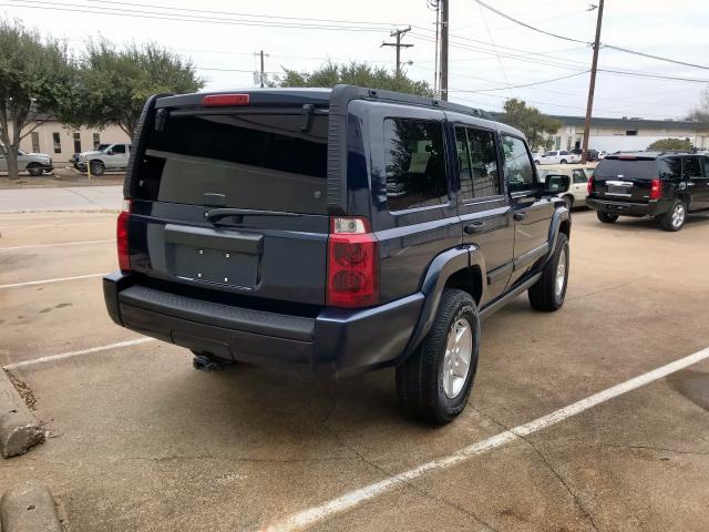 1J8HH48N36C199547 - 2006 JEEP COMMANDER BLUE photo 4
