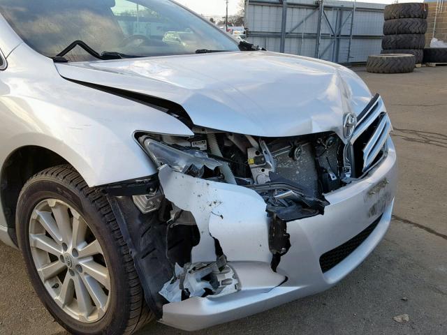 4T3BE11A79U008239 - 2009 TOYOTA VENZA BASE SILVER photo 9