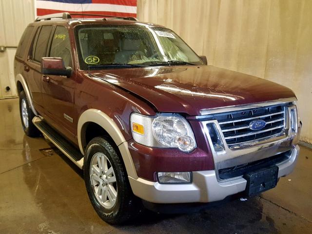 1FMEU74E66UB35862 - 2006 FORD EXPLORER E MAROON photo 1