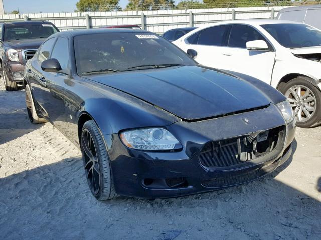 ZAMFK39A990044900 - 2009 MASERATI QUATTROPOR BLACK photo 1