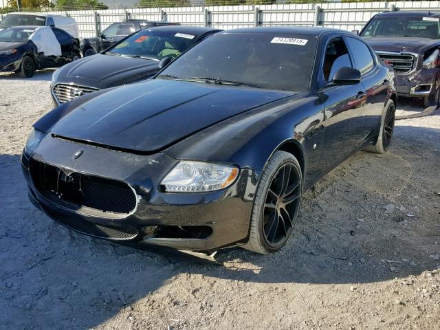 ZAMFK39A990044900 - 2009 MASERATI QUATTROPOR BLACK photo 2