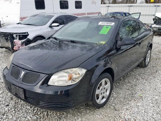 1G2AS18H897134343 - 2009 PONTIAC G5 BLACK photo 2