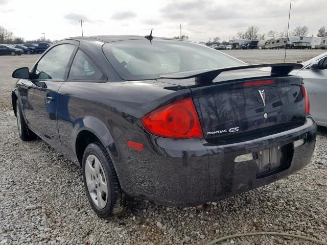 1G2AS18H897134343 - 2009 PONTIAC G5 BLACK photo 3