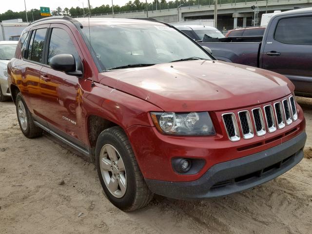 1C4NJDBB2FD283043 - 2015 JEEP COMPASS SP წითელი ფოტო 1