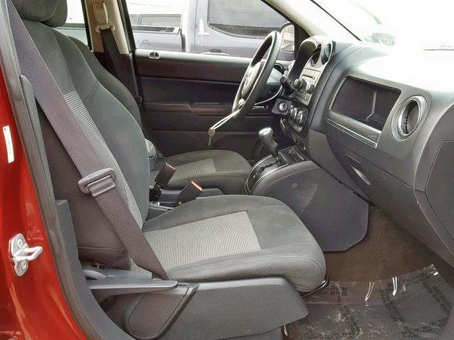 1C4NJDBB2FD283043 - 2015 JEEP COMPASS SP წითელი ფოტო 5