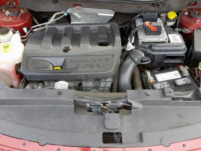 1C4NJDBB2FD283043 - 2015 JEEP COMPASS SP წითელი ფოტო 7