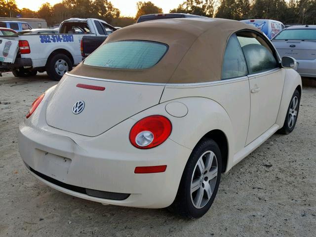 3VWRF31YX6M306833 - 2006 VOLKSWAGEN NEW BEETLE Bej foto 4