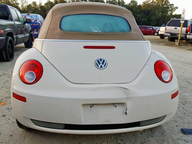 3VWRF31YX6M306833 - 2006 VOLKSWAGEN NEW BEETLE Bej foto 9