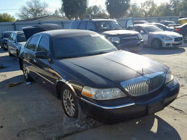 1LNHM81W34Y659654 - 2004 LINCOLN TOWN CAR E BLACK photo 1