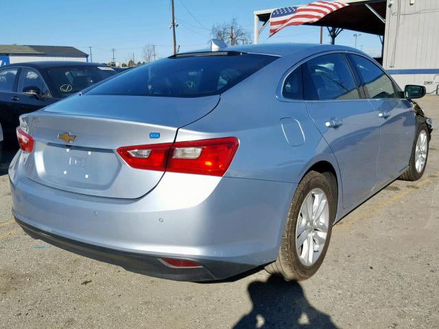1G1ZF5SU3JF197904 - 2018 CHEVROLET MALIBU HYB BLUE photo 4