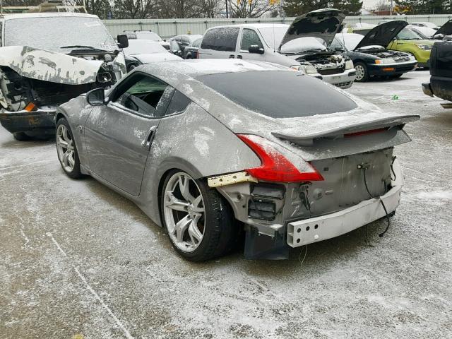 JN1AZ44E99M402437 - 2009 NISSAN 370Z SILVER photo 3