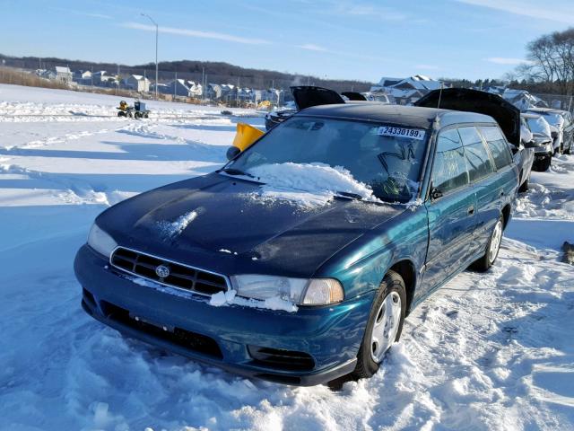 4S3BK4250X6316511 - 1999 SUBARU LEGACY BRI GREEN photo 2